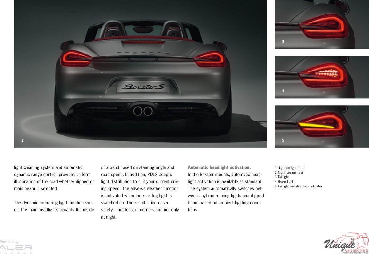 2014 Porsche Boxster Brochure Page 9
